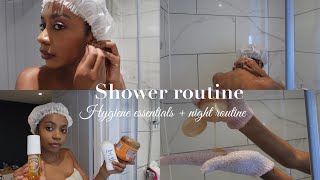 My night time  shower routine  At home pamper night 🧼🚿 [upl. by Iredale]