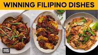 My FAVE Filipino dishes AtHome WithMe  Marions Kitchen [upl. by Reifinnej25]