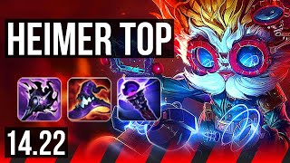 HEIMERDINGER vs DARIUS TOP  615 800 games  KR Diamond  1422 [upl. by Earissed]