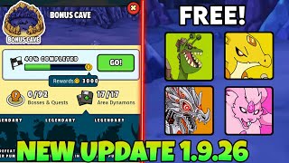 New BONUS CAVE Is Here  Dynamons World New Update 1926 Full Details [upl. by Emmey]