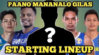 PANALO Ang Gilas PAG GINAWA Ito ni CTC  GILAS Starting Lineup  LaroTV [upl. by Pagas]