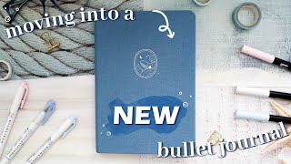 moving to a new bullet journal 🐋 ☁️ [upl. by Brenton]