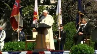 Pope Benedict XVI  Speech at the White House [upl. by Garin]