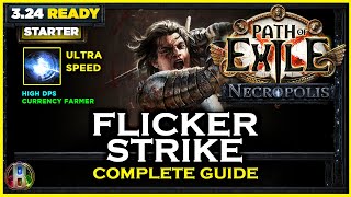 PoE 324 LEAGUE STARTER  TURBO FLICKER STRIKE SLAYER  PATH OF EXILE NECROPOLIS  POE BUILDS [upl. by Assilev]