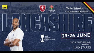 🎥 DAY ONE LIVE STREAM  Kent vs Lancashire [upl. by Parlin801]