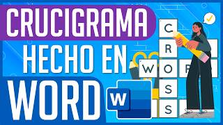 Cómo Hacer un Crucigrama en Word en 5 Minutos ¡Fácil y Rápido [upl. by Bradleigh]