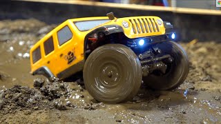 EXTREME SOUPY MUD PIT  Taking a Jeep into DEEP MUD  Competition PT 2 [upl. by Lacy]