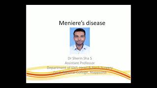 Menieres Disease for undergraduate students [upl. by Eellek290]