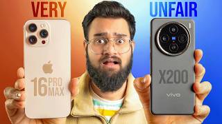 vivo X200 vs iPhone 16 Pro Max Full Comparison 😱 Camera Display amp More [upl. by Nwahsem]