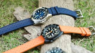 Quick release watch bands  the Best Tropic Pro FKM rubber strap [upl. by Yeniffit]