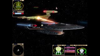 New Orleans Class vs Klingon VorCha  Quincentennial Mod  Star Trek Bridge Commander [upl. by Aicened757]