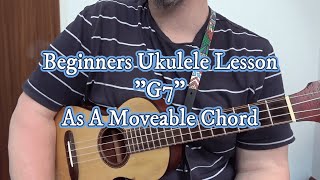 Beginners ukulele uke lesson g7 as a moveable chord Blackpool Music School [upl. by Acinom265]