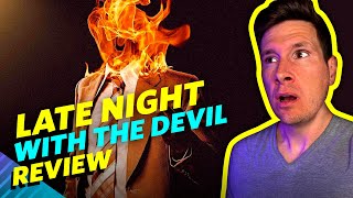 Late Night With The Devil Movie Review  A Great Halloween Treat [upl. by Esiouqrut]