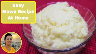 How to Make Mawa at Home from Milk  Homemade Mawa Recipe  Khoya Recipe at Home Step by Step [upl. by Hsizan479]