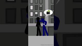 Never try to rob a StickMan shorts stickman fight animation [upl. by Oralia]