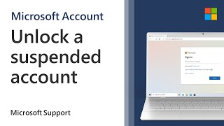 How to unlock a suspended Microsoft account  Microsoft [upl. by Nosna402]