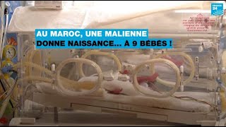 Au Maroc une Malienne donne naissanceà neuf bébés [upl. by Merilyn]