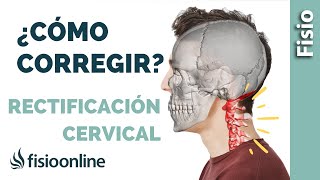 Los 3️⃣ MEJORES EJERCICIOS para la RECTIFICACIÓN CERVICAL [upl. by Ahtanamas]