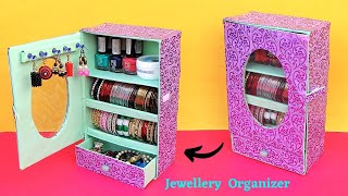 How to make Bangle Stand using Flipkart Cardboard Box Best out of waste DIY Jewellery Organizer [upl. by Fontes]