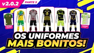 TOPZÊRA OS MAIS BONITOS COM 3º UNIFORME E UNIFORME DOS GOLEIROS EFOOTBALL 2023 v202 PARTE 22👕 [upl. by Ytsirk]