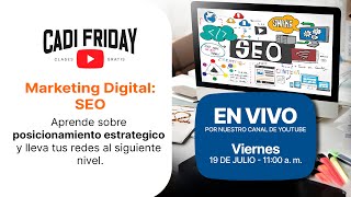 Clase Gratis SEO en el Marketing Digital  🔴 EN VIVO [upl. by Perron]