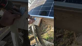 Off Grid Solar Panel Rack Part 69  Crafty Lab Homestead Solar Panel Rack [upl. by Galitea]