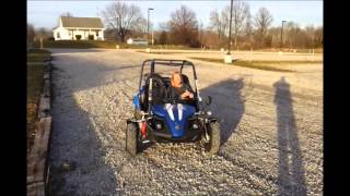 Hammerhead buggy vs TrailMaster 150 go kart [upl. by Nyladnarb]