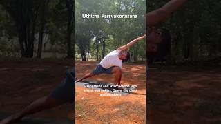 Uthitha Parsvakonasana yoga motivation yogapyasa [upl. by Eninahs420]