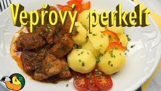 Vepřový perkelt vařený brambor [upl. by Chafee]