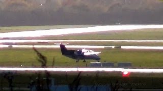 RFB Fanjet 600 DEIWZ Takeoff  Hamburg Airport [upl. by Garlan]