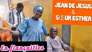 💙🧡ANNONCE DU MARIAGE DE JEAN DE JESUS AVEC LA SERVANTE ESTHER MERCI SEIGNEUR ❗️ [upl. by Alleoj495]