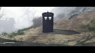 Fallout 4  TARDIS Console Room Update [upl. by Adnileb51]