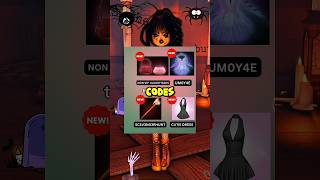 DRESS TO IMPRESS ALL CODES FOR HALLOWEEN UPDATE roblox dresstoimpress dti [upl. by Fennelly]