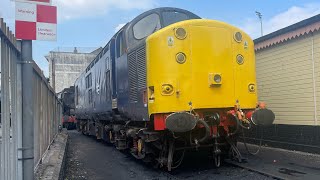 Trains on the Paignton and Dartmouth’s steam railway 01062024 including 7827 and 37703 [upl. by Undine554]