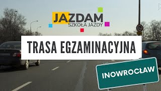 Trasa egzaminacyjna INOWROCŁAW [upl. by Erdried]