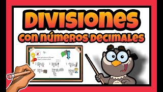 🔴 Como hacer DIVISIONES con DECIMALES PARA NIÑOS [upl. by Alithea869]