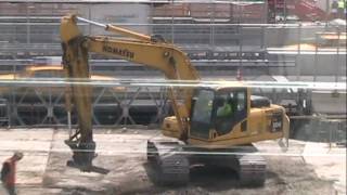 Komatsu PC200LC8 grading with IBeam [upl. by Emlynn697]