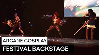 ARCANE  Caitlyn VI Jinx Powder  Teaser of cosplay show and backstage [upl. by Gretel]