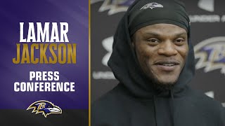 Lamar Jackson on Not Feeling the Need to Run  Baltimore Ravens [upl. by Aihsa]