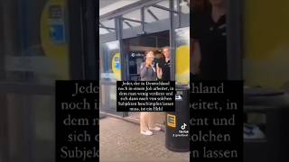 Verstörene Pöbelei in Wittmund bei Edeka reels shorts jbnwrottv ostfriesland wittmund edeka [upl. by Worra]