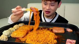 My Brother Challenge Me To Eat 5kg Noodles And 2kg Meat asmr mukbang challenge eatingchallenge [upl. by Davidde]