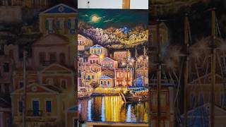 I grew as a painter with this piece I’m excited to bring you better art symi greece [upl. by Eiramesor]