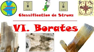 Les Borates Classif de Strunz 6 Minute Naturaliste 43 [upl. by Wenonah825]