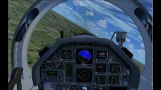 T6 Texan II in Flight Simulator X  Nottingham England  Visit Pumpy Pele [upl. by Sasha]