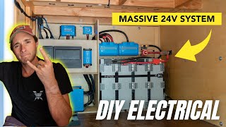 DIY Camper Van Electrical Install  START TO FINISH 24V  BATTLE BORN BATTERIES X EXPLORISTLIFE [upl. by Phelgen593]