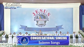 JMCIM  Congregational Singing  Solemn Songs  February 18 2024 [upl. by Nolan]