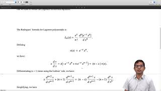 mod06lec54  Laguerre polynomials differential equation [upl. by Drogin]