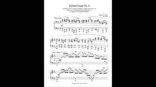 Hybrid Studies No 6 Variations on Chopin Prelude C min based on his own etudes [upl. by Conner]