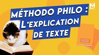 Méthode Bac  Philo lexplication de texte [upl. by Marty]