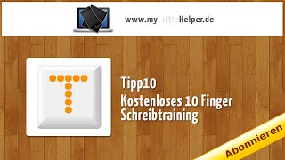 Tipp10  Kostenloses 10Finger Schreibtraining [upl. by Nogem]